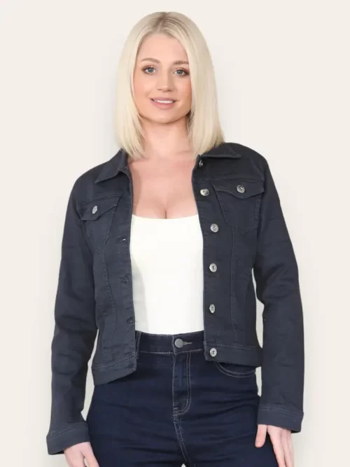 Navy denim jacket size 20